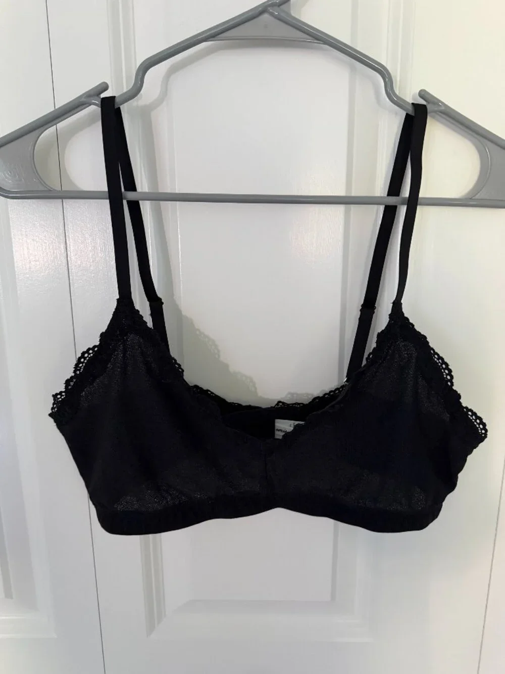 Aerie Lace Bralette - Black - Size Large NWT